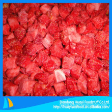 Frozen IQF fraises en dés